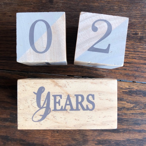 Baby Months and Weeks Milestones Blocks - Picture 3 of 6